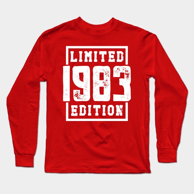 1983 Limited Edition Long Sleeve T-Shirt by colorsplash